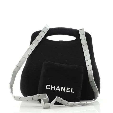 limited edition black canvas chanel millennium 2005 bag|CHANEL 1999 MILLENNIUM 2005 Bag, Limited Edition! .